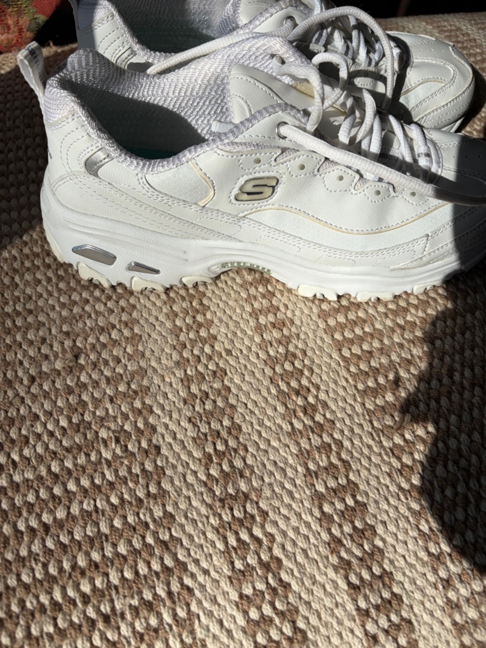 Skechers White 9 wide, Sneakers with Aqua Insole D’Lite, memory foam - Picture 7 of 10